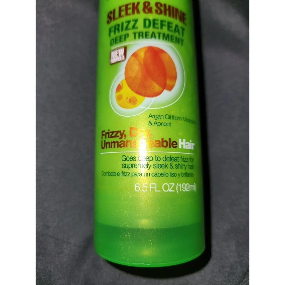 NEW~Garnier Fructis Sleek & Shine‎ Frizz Defeat Deep Treatment 6.5 oz~RARE